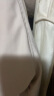 雪中飞轻薄羽绒服女短款2024新款拼接撞色翻领秋冬菱格衬衫领外套 米白 S (155) 实拍图