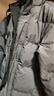 NASA LIKE官方棉服男冬季保暖假两件连帽棉衣羽面包绒服男士防寒外套棉袄子 灰色 XL （建议120-140斤） 实拍图