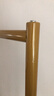 木樽简约加粗晾衣架落地阳台晒被子挂衣架单杆晾衣杆出租屋卧室晒衣架 1.2米轻奢金 加粗圆管 实拍图