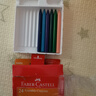 辉柏嘉（Faber-castell）特点三角可擦蜡笔24色儿童美术生绘画棒画笔纸盒装322620送笔刨橡皮美术写生 实拍图