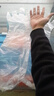 阙之羡一次性手套加长加厚防水厨房洗菜洗碗手套女耐用防滑PE清洁手套 【100只装】均码束口长款60cm 实拍图