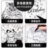 uni三菱 0.8mm水性绘图针管笔 PIN-200美术设计描边笔勾线笔 黑杆红芯 单支装 实拍图