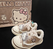 OLD ORDER-帆布鞋Canvas-三丽鸥凯蒂猫联名 Sanrio Hello Kitty 女 毛绒棕粉 36 实拍图