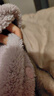 蕉内【王一博同款】绒绒5系珊瑚绒睡衣男女士秋冬季小围脖家居服套装 【女士】甸黄绿 XL 实拍图