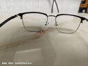 WAN XIN 新款 1.67超薄高清防蓝光镜片男可配度数送商务眼镜框女Z 149黑色 GM同款显脸小  配万新1.67MR-7超薄防蓝光镜片 实拍图