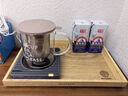 北鼎（Buydeem） 泡茶杯办公室家用茶具玻璃杯子带把茶水分离杯高硼硅玻璃 迷宫隔热沥水垫 实拍图