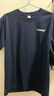 普达驰纯棉夏季短袖T恤男潮流宽松复古半袖ins韩版上衣服潮牌 藏青色 胸口 YlSHENG 2XL 实拍图