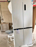 美菱（MeiLing）无忧嵌503/507/510/511双系统十字四门多门冰箱 家用超薄零嵌入底部散热一级全空间净味智能冰箱 510WP9CZX【63.5薄嵌】雪域白 实拍图