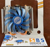 超频3（PCCOOLER）刀锋S85刀仔CPU散热器（ITX散热/电脑台式机/INTEL平台/2热管/8CM风扇/超薄htpc一体机/附带硅脂） 刀锋S85【仅支持Intel】 实拍图