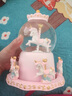 铂呐苓生日礼物女水晶球八音盒摆件音乐盒旋转木马送小女朋友闺蜜老师 旋转木马粉 音乐+灯光+飘雪+外转 实拍图