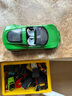 赟娅1:24特斯拉ROADSTER仿真合金模型汽车跑车车模玩具送男生节日礼物 1:24Roadster【草原绿】 实拍图