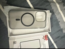 品胜 适用苹果14Pro手机壳iPhone14Pro磁吸壳MagSafe无线充电防摔超薄冰川纹理瓦楞光栅亲肤保护套黑色 实拍图
