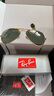 雷朋（RayBan）经典飞行员系列太阳镜开车骑行墨镜男女款户外防晒眼镜0RB3025 181金色镜框绿色镜片 尺寸58 实拍图