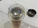 雷德夫（LEIDFOR）G5双层玻璃杯男女便携泡茶杯子 幻影黑纯净版320ml 实拍图