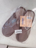 华美健步日系风柔软极简情侣棉拖鞋秋冬季家居室内保暖软底棉鞋男HM001咖啡色42-43码 实拍图