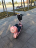 名岛小型迷你电动车女士可折叠电瓶车轻巧代步车滑板车便携电单车 樱花粉 超威/天能48V12A铅酸约35-45公里 实拍图