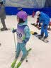 翰崎儿童滑雪手套女童冬季保暖加厚加绒防水骑行卡通五指棉手套男大童 恐龙浅蓝色 实拍图