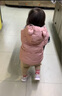 G.duck宝宝棉服加绒加厚冬季婴儿棉衣可爱男童女童发光外套儿童棉袄洋气 粉色 100 建议身高90-100cm3-4岁 实拍图