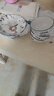 锦真雅北欧餐具碗盘碗筷面碗鱼盘组合套装创意小鹿可爱陶瓷碗碟套装家用 一鹿有你4碗4盘 实拍图