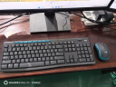 罗技（Logitech）MK275 企业级无线键鼠套装 办公鼠标键盘套装 电脑笔记本办公键鼠套装 带无线2.4G接收器 黑蓝色 实拍图