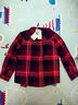 戴维贝拉（DAVE＆BELLA）童装男衬衣儿童衬衫男童长袖春装宝宝衣服春秋上衣大童格子打底衫 红色格【DB3224618-C】 120 （建议身高110-120cm） 实拍图