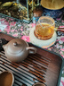 神雕（SHEN DIAO）耐热玻璃公道杯加厚耐高温实木把公杯功夫茶具配件茶漏过滤分茶器 boD-32玻璃公杯+285茶漏 实拍图