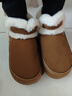 俞兆林（YUZHAOLIN）棉拖鞋女室内包跟厚底保暖毛绒棉鞋雪地靴 YO511 实拍图