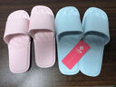 洁丽雅折叠旅行拖鞋女夏便携式浴室洗澡防滑游泳酒店出差一次性凉拖鞋男 浅蓝色 【2.0升级款｜便携防水收纳袋】 42 -45(标准码) 实拍图