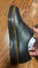 马丁（DR.MARTENS）Zavala Lo春夏舒适百搭轻量软皮黑色薄底皮鞋单鞋父亲节礼物 黑色 42 实拍图