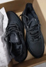 鸿星尔克运动鞋男回弹加绒保暖革面鞋流星防滑耐磨跑步鞋 实拍图