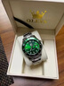【经典绿水鬼】黑水鬼全新欧利时腕表瑞士认证机械腕表潜航者防水夜光经典时尚百搭酷型格 欧利时6650本绿绿水鬼机械表 实拍图