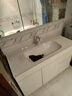 顾家家居（KUKA）落地浴室柜陶瓷一体盆洗脸手盆柜组合洗手台卫浴柜洗漱台G-06204 120cm白色|美妆镜柜 实拍图
