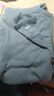 宜而爽 男女士情侣100%全棉秋衣秋裤套装圆领打底纯棉毛衫纯棉保暖内衣 男款 深麻灰 XL 实拍图