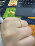 周六福（ZLF）  18K黄金戒指女彩金素圈戒指简约送女友节日礼物 9号（0.4-0.7g) 实拍图