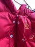 英氏儿童羽绒服秋冬加厚保暖婴儿羽绒服连体衣加厚款宝宝羽绒服连帽 新年红-小金鱼款 90 建议1-2岁 实拍图