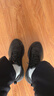 斯凯奇（Skechers）男士运动皮鞋软底足弓支撑运动鞋系带绅士商务鞋 BLK黑色 41.5 实拍图