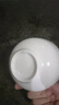 瓷侠客北欧简约陶瓷饭碗家用纯白吃米饭碗骨瓷大号面碗可微波纯色小汤碗 5英寸大米饭碗【1个】 实拍图