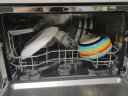华凌 美的出品 洗碗机 京东小家智能生态 家用6套 台式嵌入两用节能超快洗 高温除菌 全自动刷碗机H3602D 实拍图
