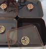 沃德百惠（WORTHBUY）轻奢干果盘客厅茶几家用新年瓜子收纳盒糖果盘零食茶点摆放水果盘 标准款木纹四格【加厚耐摔】 实拍图