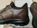 骆驼（CAMEL）男士套脚快穿牛皮商务休闲运动皮鞋 G14A220724 棕色 41 实拍图