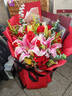 琐拉情人节鲜花速递玫瑰百合混搭花束送朋友女友生日礼物全国同城配送 11朵粉玫瑰+11朵百合混搭花束 实拍图