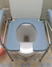 雅高老人坐便椅 厕所坐便凳简易坐厕椅坐便器孕妇马桶增高器加强双杆 实拍图