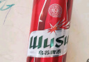 乌苏啤酒（wusu）大红乌苏烈性啤酒聚会露营婚宴畅饮啤酒500ml*12罐箱装 实拍图