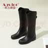 奥古狮登（Agsdon）雨鞋女时尚厚底中短筒户外防水雨靴劳保胶鞋 821099B 黑色 39 实拍图