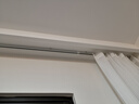 赫伊莎 窗帘轨道可伸缩滑轨直轨静音滑道导轨打孔固定 顶侧通用 L码 210-310cm 伸缩 实拍图
