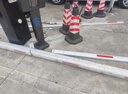 界图停车场道闸杆八角杆小区门禁起落杆门卫拦车栏杆直杆伸缩杆栅栏杆 红白八角杆 10*4.5cm【3米】整根 实拍图