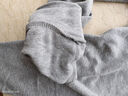 恒源祥【抑菌薄款】纯棉秋裤男士棉毛裤加大加肥秋冬保暖线裤浅麻灰 实拍图