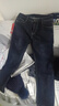 皮尔卡丹（pierre cardin）【棉弹修身】牛仔裤男夏季商务修身直筒长裤蓝灰33 实拍图