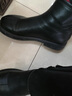 达芙妮瘦瘦靴女加绒低跟短靴女圆头百搭靴子4622607093 黑色（加绒） 39 实拍图