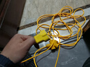 诺娜电线国标铜芯软线家用电缆线2芯电源插座线2.5 4 6平方铜芯护套线 国标纯铜黄色（4000W内用） 5m 实拍图